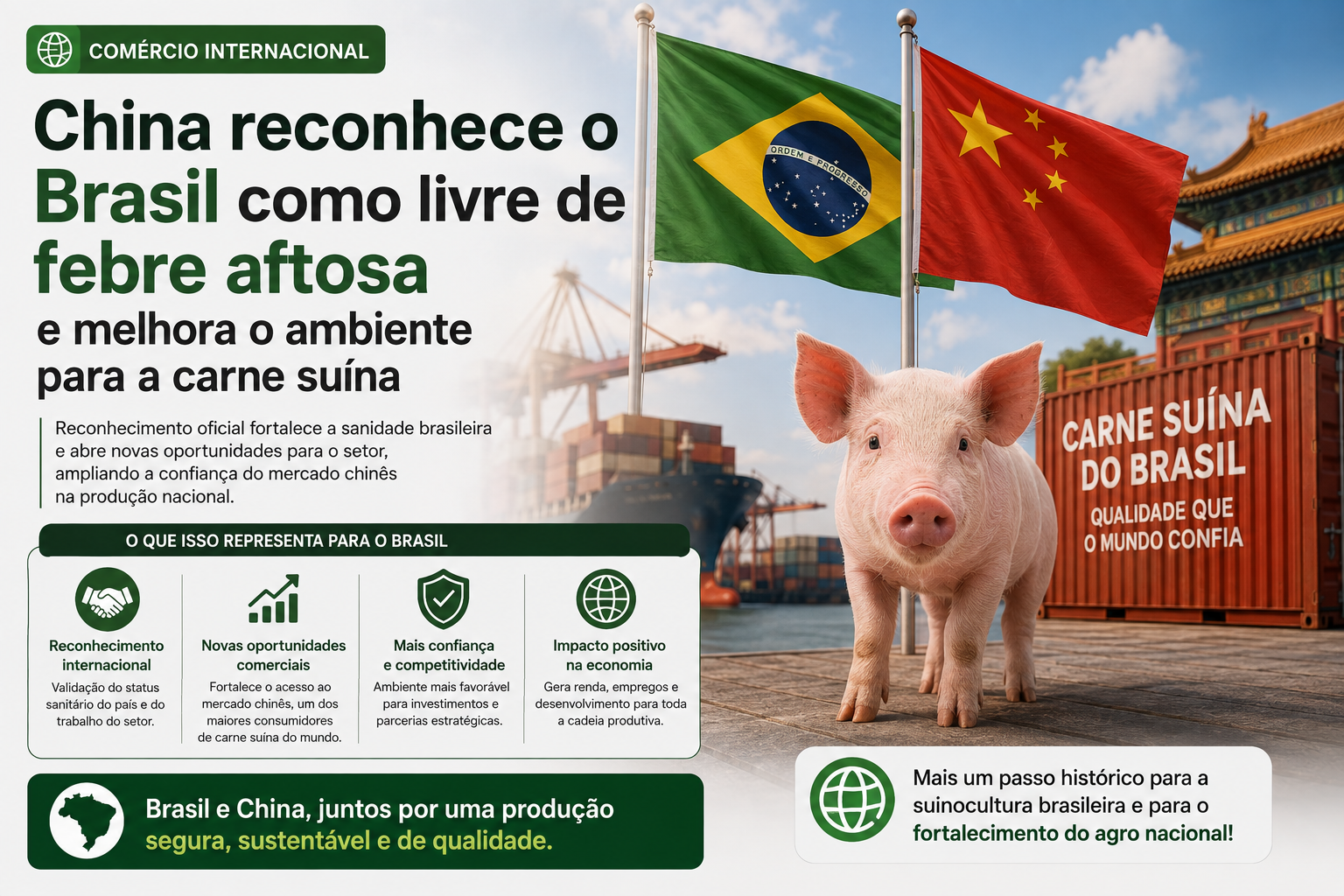 Imagem sobre reconhecimento sanitário internacional